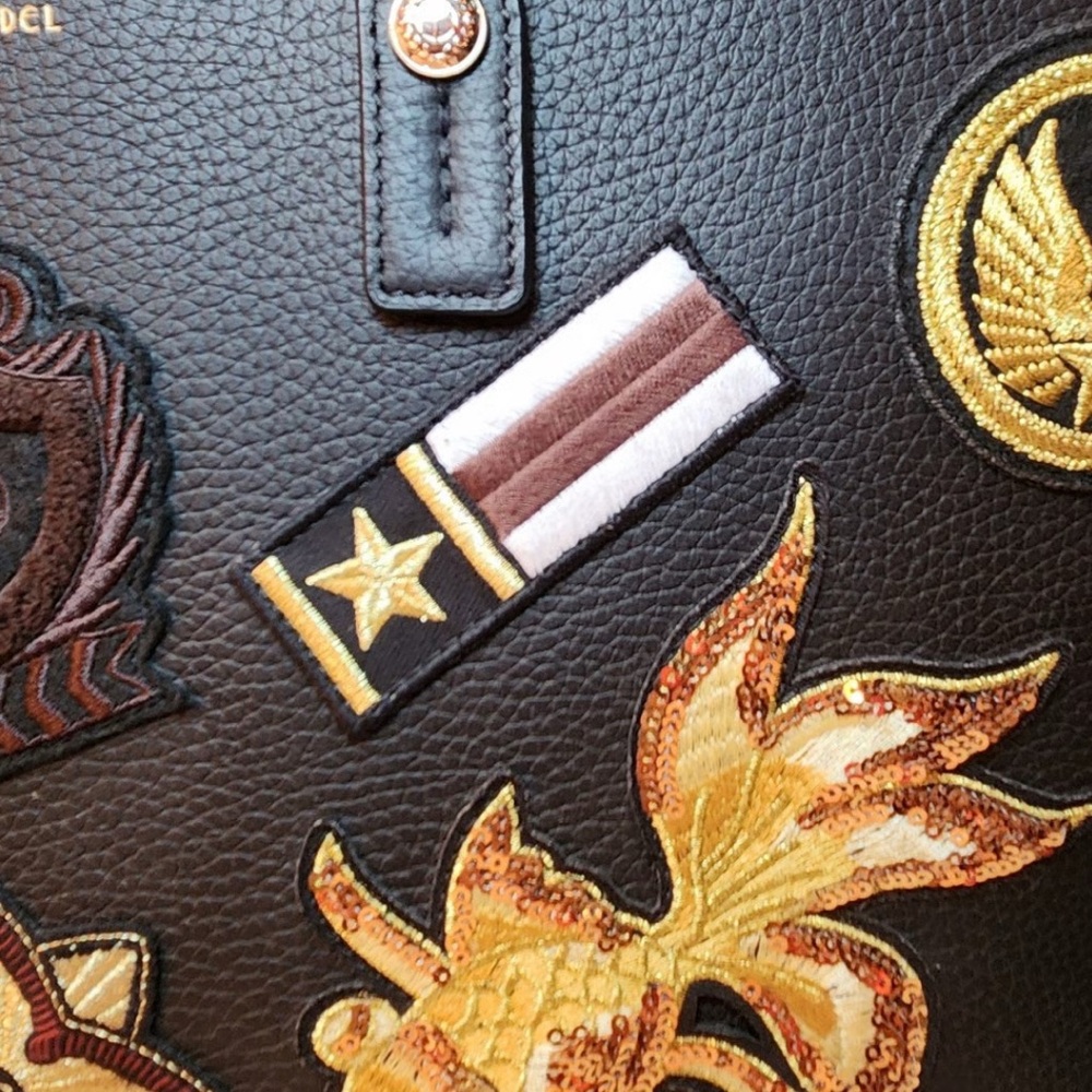 Henri Bendel Limited Edition Military Patch Tote and Wallet Set - Picture 6 of 16